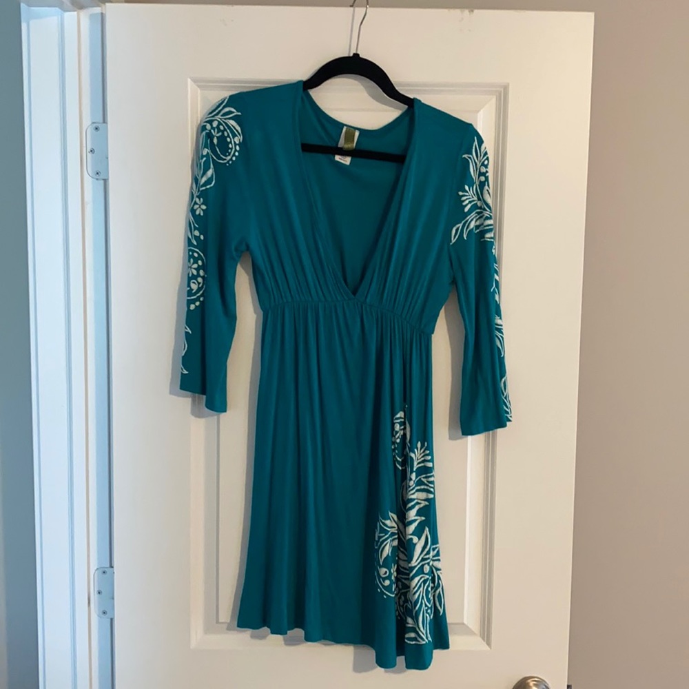 Lightly worn teal dress/medium/from the buckle